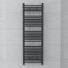 Bergen 1500 x 500mm Straight Grey Towel Radiator 