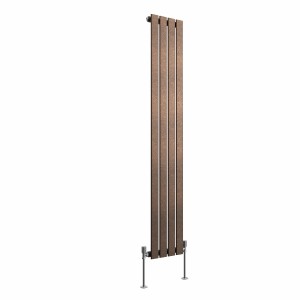 Karlstad Black Copper Vertical Column Coloured Radiator - Choice of Size