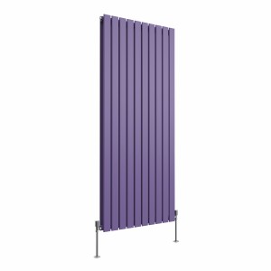 Karlstad Elegant Purple Flat Panel Vertical Designer Radiator - Choice Of Size