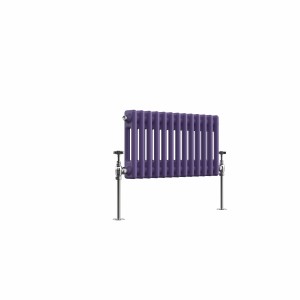 Bern 300 x 605mm Elegant Purple Double Horizontal Column Radiator