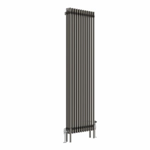 Bern 1800 x 560mm Traditional Raw Metal Triple Vertical Column Radiator