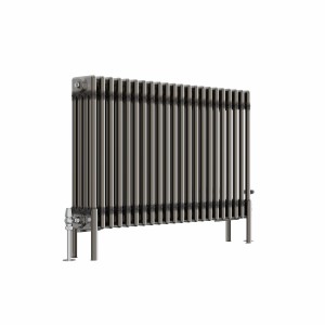 Bern Traditional Raw Metal Horizontal Four Column Radiator - Choice of Sizes
