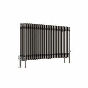 Bern 600 x 1190mm Traditional Raw Metal Horizontal Four Column Radiator