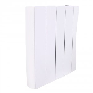 Bismo Wifi 575 x 516mm White Wall or Floor Mounted 1000W Oil Filled Electric Radiator