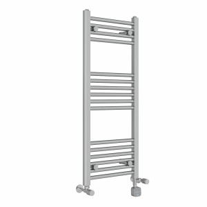 Bergen 1000 x 400mm Dual Fuel Straight Chrome Thermostatic Bluetooth Electric Heated Towel Rail