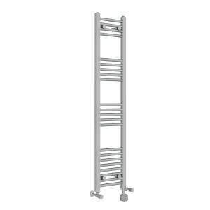 Bergen 1400 x 300mm Dual Fuel Straight Chrome Thermostatic Bluetooth Electric Heated Towel Rail