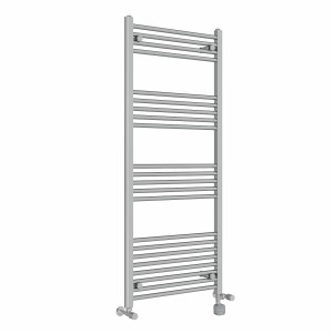 Bergen 1400 x 600mm Dual Fuel Straight Chrome Thermostatic Bluetooth Electric Heated Towel Rail