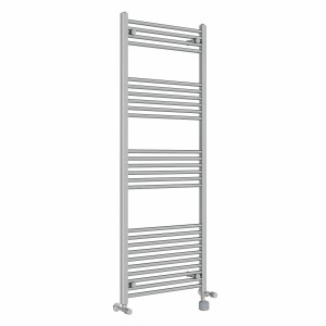 Bergen 1600 x 500mm Dual Fuel Straight Chrome Thermostatic Bluetooth Electric Heated Towel Rail