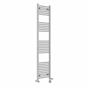 Bergen 1800 x 400mm Dual Fuel Straight Chrome Thermostatic Bluetooth Electric Heated Towel Rail