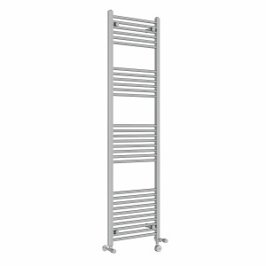 Bergen 1800 x 500mm Dual Fuel Straight Chrome Thermostatic Electric Heated Towel Rail