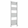 Bergen 1800 x 600mm Dual Fuel Straight Chrome Thermostatic Electric Heated Towel Rail