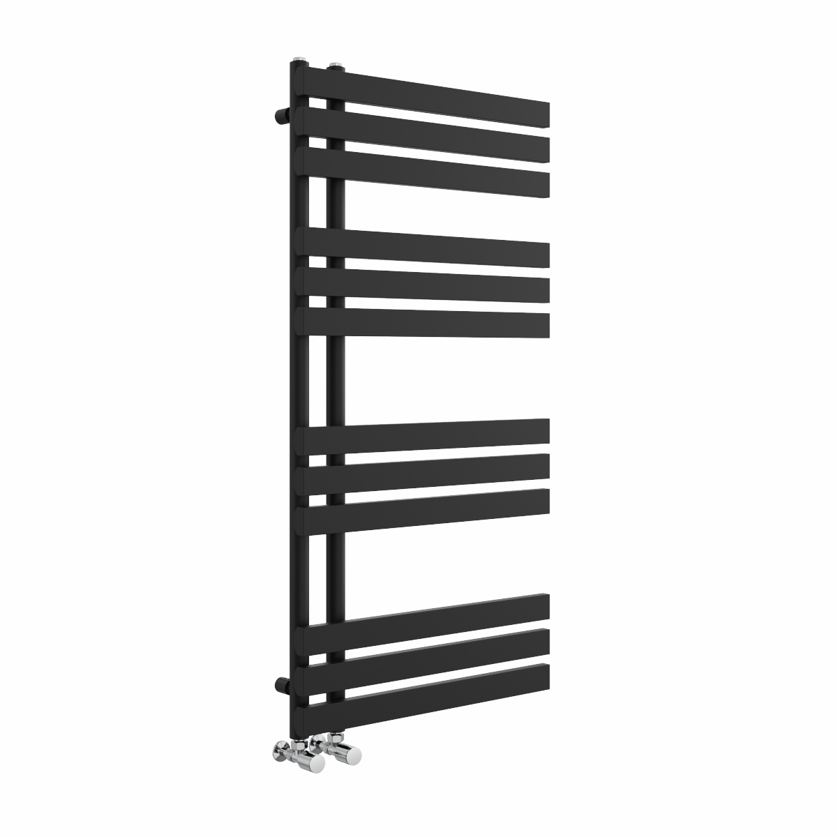 Koli 1200 x 600 Designer Towel Rail - Black