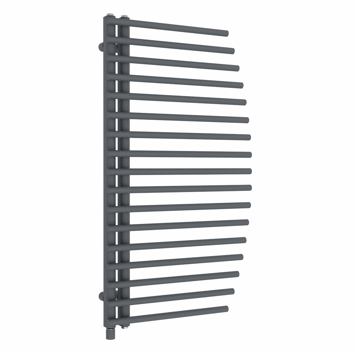 Sigla 1000 x 550mm Anthracite Simple Electric Heated Towel Rail