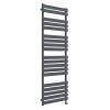 Juva 1800 x 600mm Sand Grey Flat Panel Thermostatic Touch Control Electric Heated Towel Rail