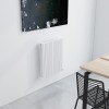 Carisa Monza Double 600 x 470mm White Designer Aluminium Radiator