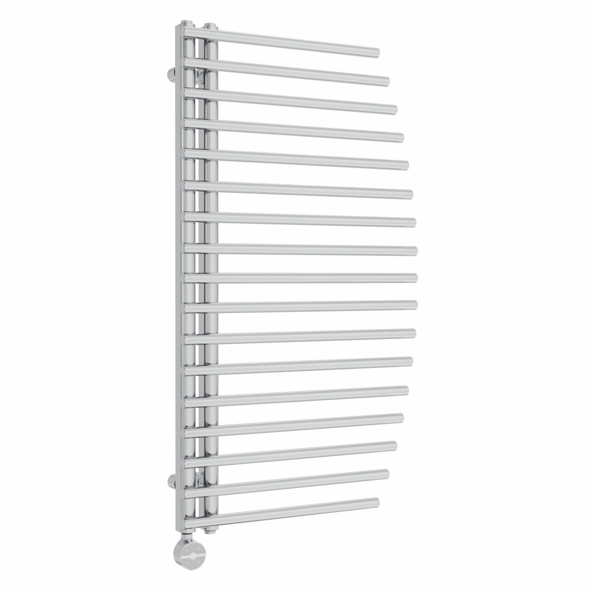 Sigla 1000 x 550mm Chrome Thermostatic Touch Control Electric Heated Towel Rail