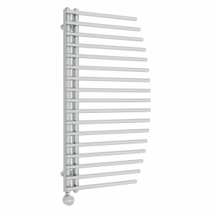 Sigla 1000 x 550mm Chrome Thermostatic Touch Control Electric Heated Towel Rail