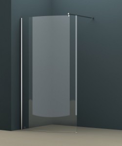 Aquariss 1050mm Curved Walk In Shower Enclosure with Easy Clean Glass