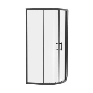 Ennerdale - 1000 x 1000mm Quadrant Shower Enclosure - Black