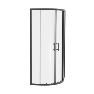 Ennerdale - 900 x 760mm Offset Quadrant Shower Enclosure - Black