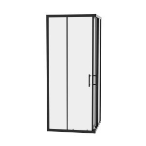 Ennerdale - 700 x 700mm Corner Entry Shower Enclosure - Black