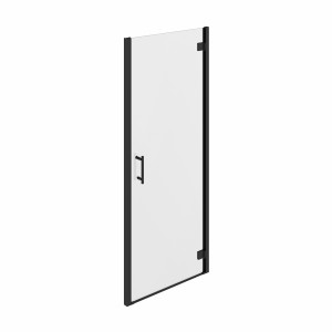 Ennerdale - 760mm Hinged Shower Door - Black