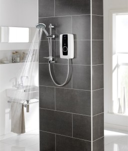 Triton Touch Electric Shower 8.5kW - White/Black