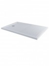 Aquariss - White Walk-in Rectangle Shower Tray - 1700 x 800mm - Includes Waste