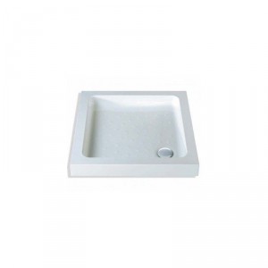 Aquariss - Square Classic Stone Resin Shower Tray - 760 x 760mm - Includes Waste