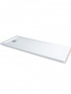 Essentials Anti-Slip 1700 x 700mm Bath Replacment Rectangle Stone Shower Tray White