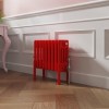 Bern 300 x 425mm Traditional Signal Red Horizontal Four Column Radiator