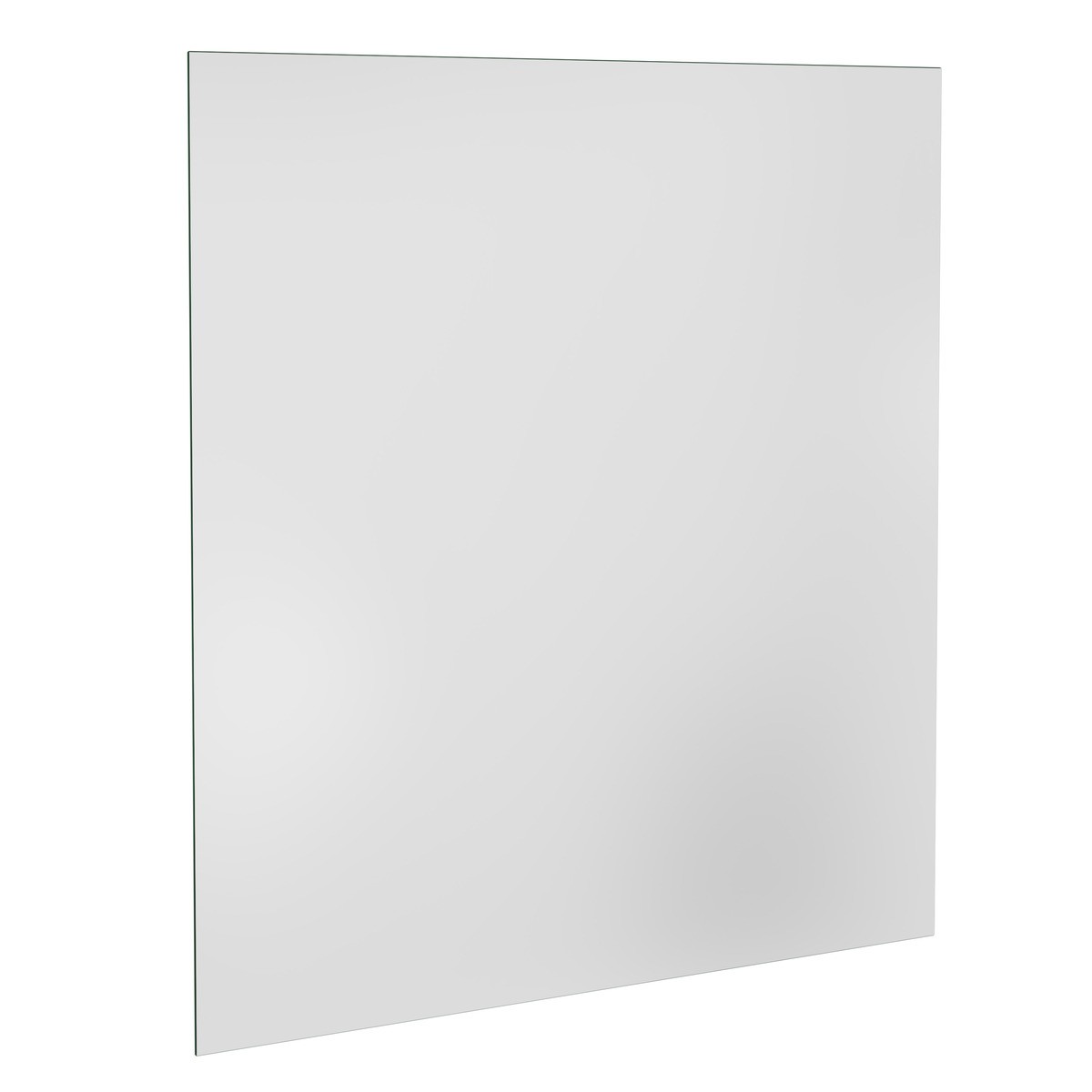 Level 750 x 650mm White Mirror