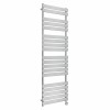 Juva 1800 x 600mm Chrome Flat Panel Thermostatic Touch Control Electric Heated Towel Rail