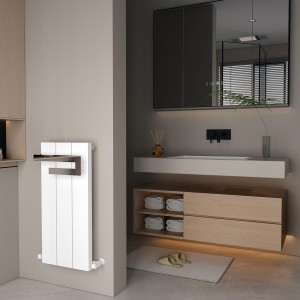 Carisa Elvino Bath Aluminium Designer Towel Radiator- Choice of Colour