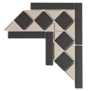 Victorian White & Black Corner 280x168x6mm - 20sqm - 20 - Box Qty