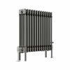 Bern 600 x 605mm Traditional Raw Metal Horizontal Four Column Radiator