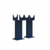 Norden Oval Column Radiator Feet - Sapphire Blue