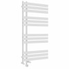 Koli 1200 x 600mm Dual Fuel White Thermostatic Touch Control Electric Heated Towel Rail