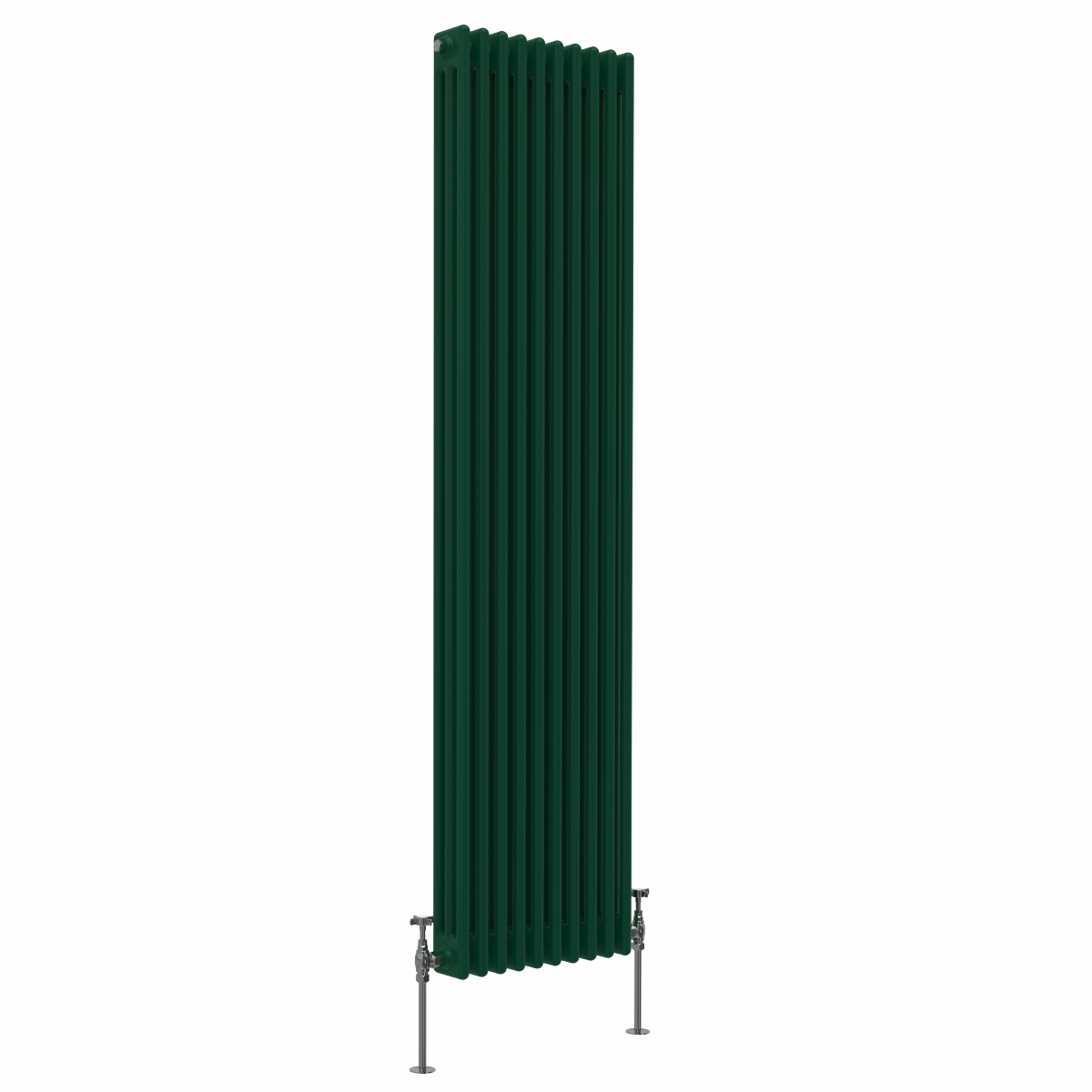 Bern 1800 x 470mm Moss Green Triple Vertical Column Radiator