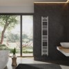 Bergen 1800 x 300mm Straight White Heated Towel Rail