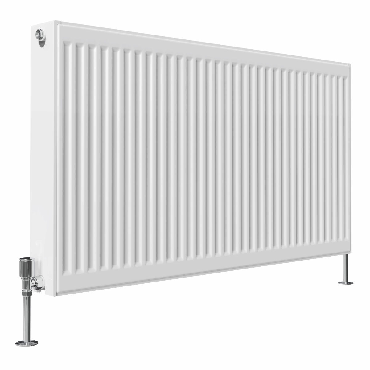 Type 22 H600 x W1100 mm Compact Double Convector Radiator - White