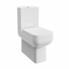 Feel 600 Close Coupled Toilet with Closed Back Pan & Soft Close Seat