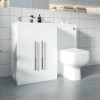 Calm White Left Hand Combination Vanity Unit with RAK-Series 600 Toilet & Soft Close Seat & Concealed Cistern - 1100mm