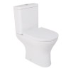 Fresh Curved Close Coupled Toilet with Soft Close Seat