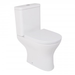 Fresh Curved Close Coupled Toilet with Soft Close Seat