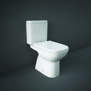 Origin Full Access Close Coupled WC Toilet with Soft Close Seat (PP) (Toilet)