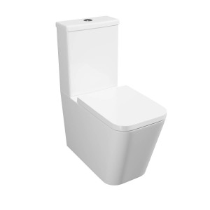 Cordoba Square Close Coupled Toilet with Soft Close Seat