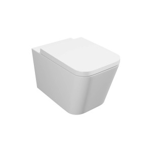 Cordoba Square Wall Hung Toilet with Soft Close Seat