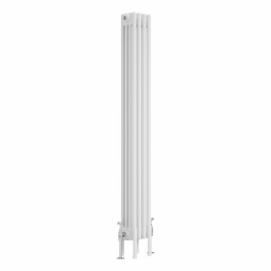 Bern - Traditional White Vertical Four Column Radiator - Choice of Size