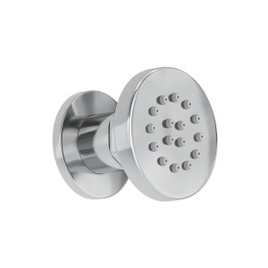 Modern 50mm Round Body Jet x 1 - Chrome